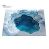 Anti Skid Rug Optical Illusion Floor Mat 3D Hole Area Realistic Bottomless Pit Home Decor Entrance Non-Slip Doormat for Living Room Bedroom