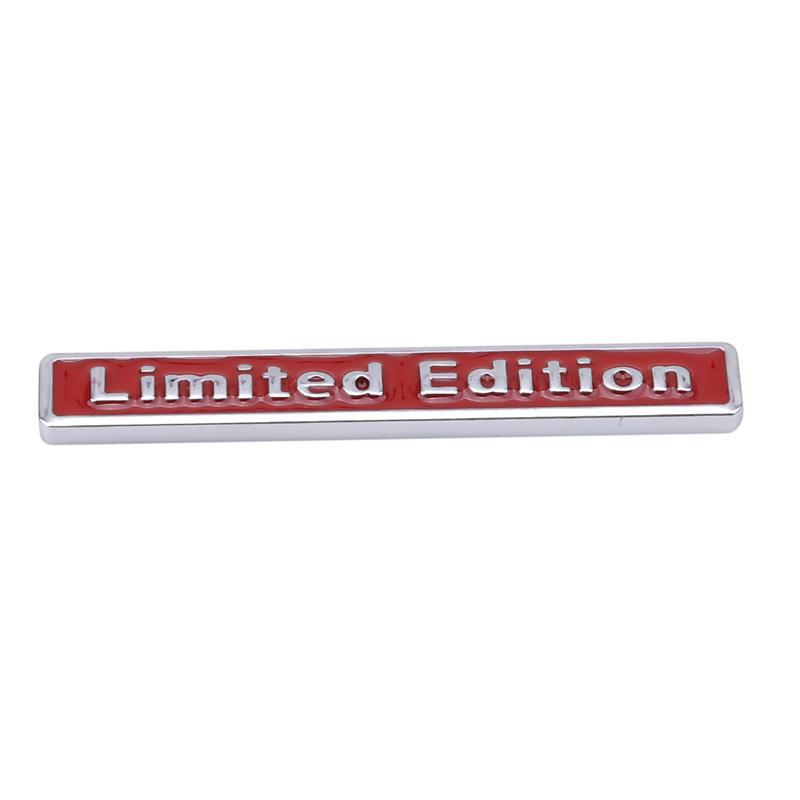 Limited Edition Metal Car Emblem Badge, 3D Chrome 4WD AWD Sticker, Auto Tailgate Fender Decal, Waterproof Exterior Decoration