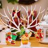 Artistic Wood Gingerbreads Man Ornament Delicate Wood Gingerbreads Man Hanging Ornament Charm For Family Holiday Fun