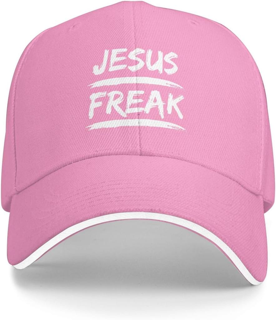Jesus Freak Grafik Baseballkappe Polyester Lässig Verstellbar Trucker-Hut für Unisex Erwachsene
