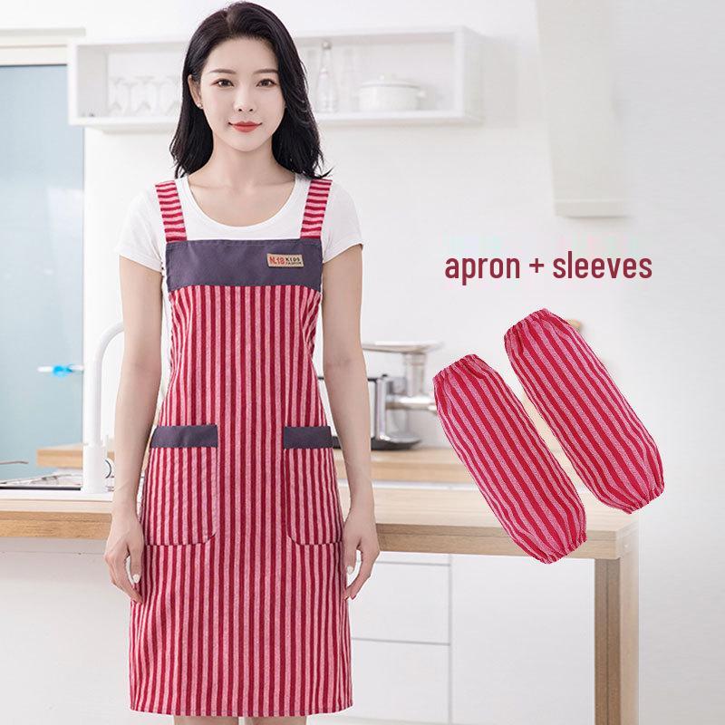 Breathable Oil-Proof Stain-Resistant Kitchen Waist Apron – Stylish & Durable for Summer