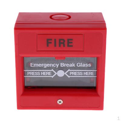 Not-Türöffner Feueralarm Hausalarmsystem Glasbruchknopf Rot