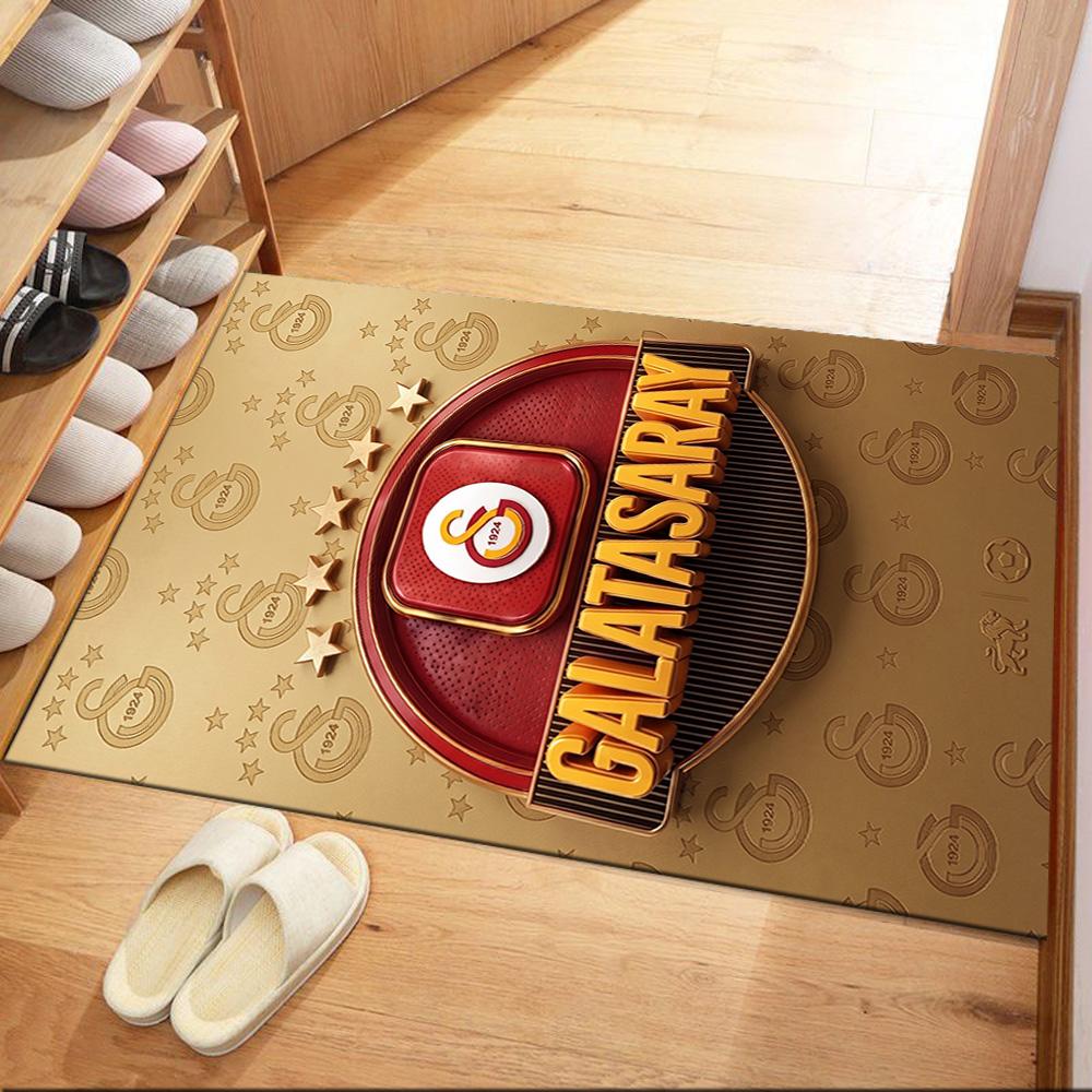 Galatasaray 234 Floor Mat Perfect for Dining Room Foyer Outdoor Dormitory Anti-slip Rug Office Home Decor Perfect Gift for Women/Men