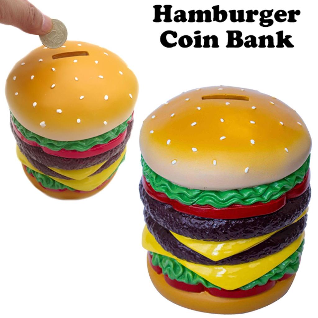 Hamburger Coin Bank Piggy Bank