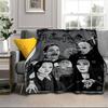 Gothic Adams  Blanket Flannel Blanket for bed, sofa, Camping, Hiking, Picnic Essentials, gift for family Fan gifts