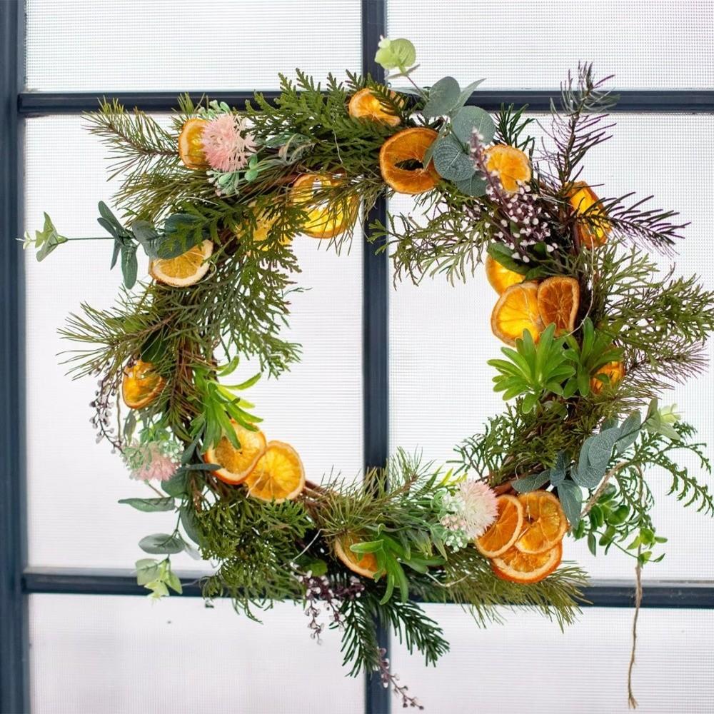 10pcs Wooden Wreath Frame Round Garden Decorations  Perfect Birthday Gift for Friends