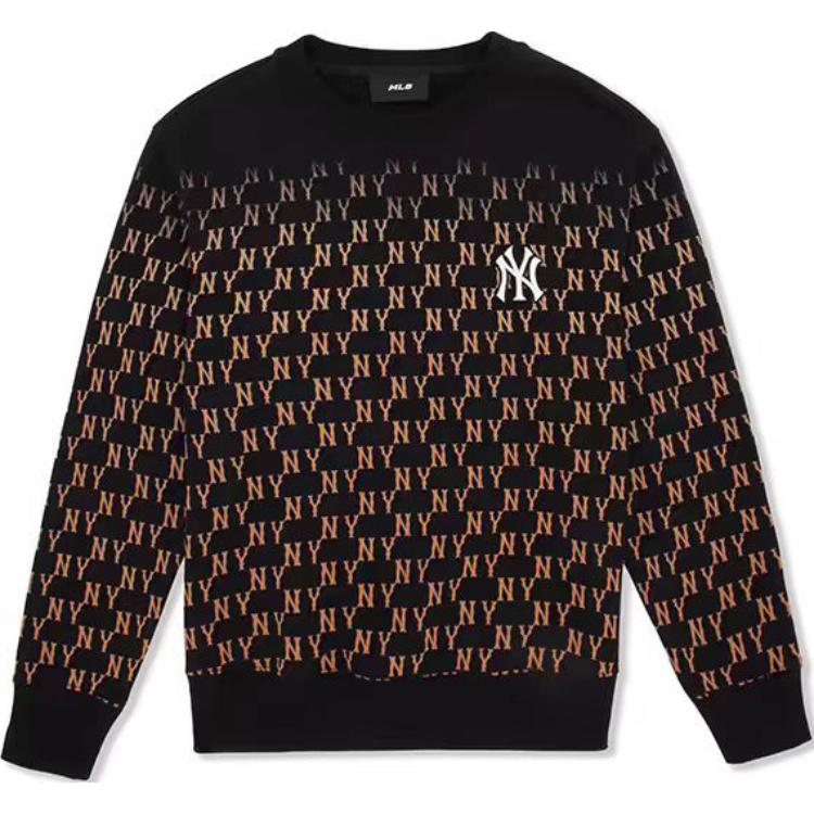 

New MLB New York Yankees Gradation Monogram New York Yankees Sweatshirts Sweatshirt Unisex Black 3AMTM0744-50BKS L