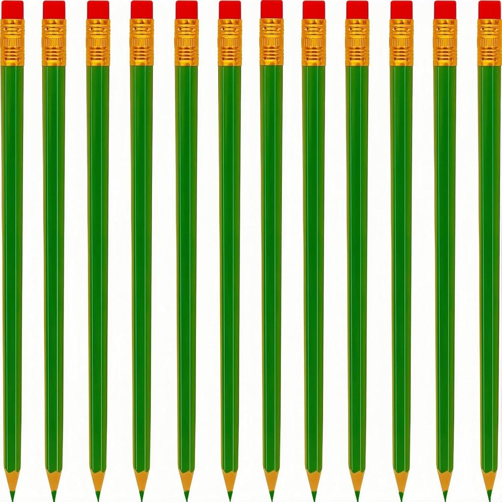 60 Pcs Erasable Checking Pencils, Pre-Sharpened, for Marking, Coloring, Tests, Grading, Office, School (Red)