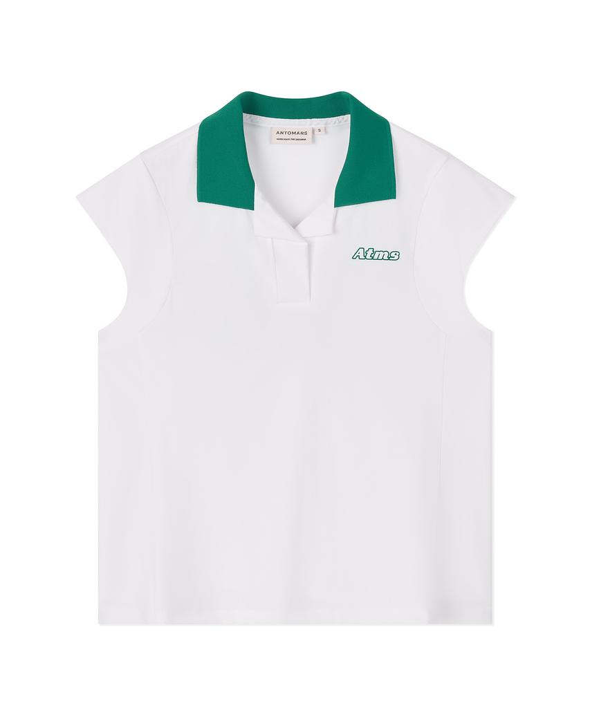 Antomas Cooling Tricot Cap Sleeve T-Shirt Women'S - White