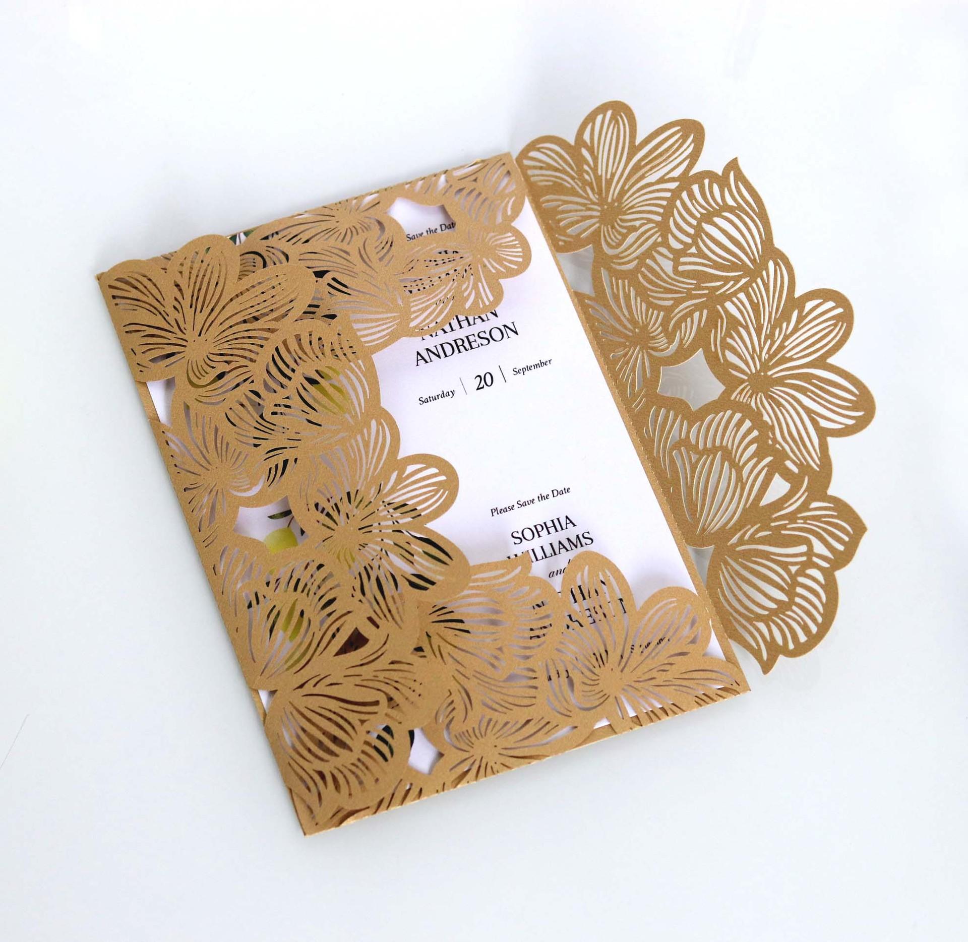 

Wedding Invitations 100pcs Good Things Happen Envelopes Engagement Invitations Wedding Invitations Hollowed Out Greeting Cards 100 pcs