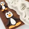 Penguins Mould Silicone Mold Fondant Cake Decorating Tool Gumpaste Sugarcraft Chocolate Forms Bakeware