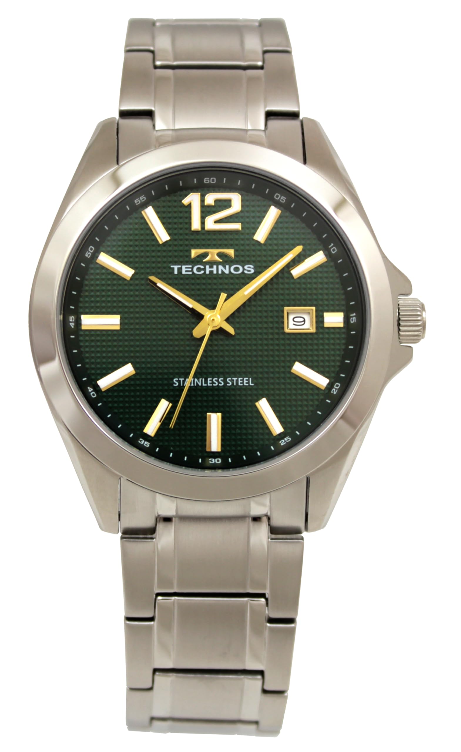 

Date Watch T9C16SM Silver [Technos] Men s зелений