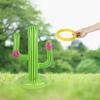 PVC Inflatable Cactus Ring Toss Game Cactus Interactive Inflatable Floating Toss Game Swimming Ring Double Beats