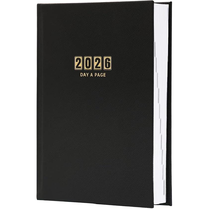 Ежедневник на 2026 год - Ежедневник на 2026 год Полная страница на день, Календарь на каждый день 2026, Янв. 2026 - Дек. 2026, 5.8  x 8.4 , Ежедневник на 365 дней