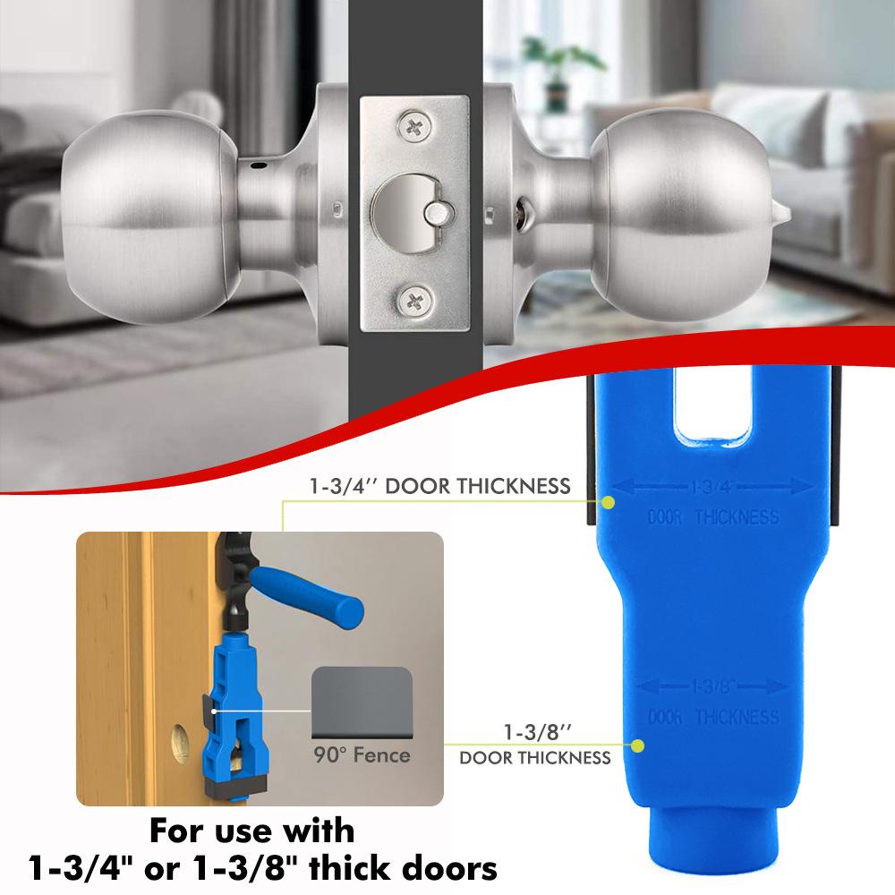Professional Mortise Door Latch Tool Kit - Essential for Easy Material Removal and Latch Installation