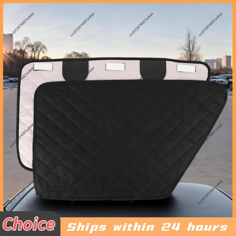 2Pcs Waterproof Anti-Scratch Car Interior Cover Dog Vehicle Door Protector Washable Car Door Protect Mats for Vehicle Door Guard