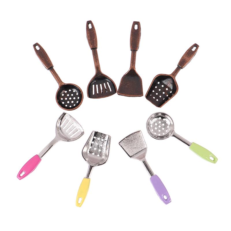 Dollhouse Miniature Accessories Mini Shovel Soup Spoon Kitchen Cooking Tool