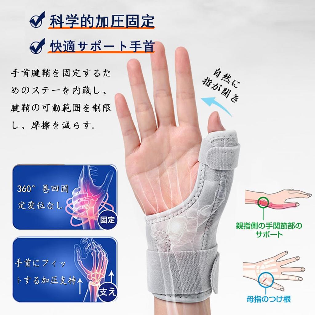 Wrist and Thumb Support by a Physical Thumb Base Stabilizes and Adjusts Prevents Ideal for Unisex [Strong Support/Supervised Therapist] Support,