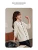 2024 Ejia Style Women's 100% Pure Cashmere Cardigan - Autumn/Winter Loose Knit Handmade Sweater Coat