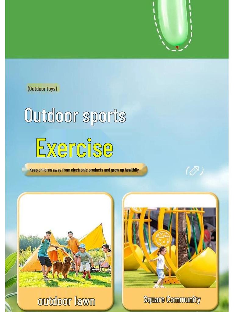 Soaring Rocket Balloon: Thickened Outdoor Toy for Kids