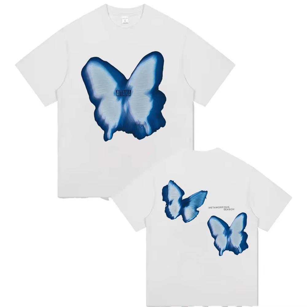 Zpěvačka Aitana Metamorfosis Album Tour Potisk Tričko Pánské Dámské Letní Móda Bavlněná Krátký Rukáv Trička Fanoušci Streetwear