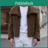 Autumn Men Incerun Winter Long Sleeve Furry Casual Loose Jackets Cropped Coats