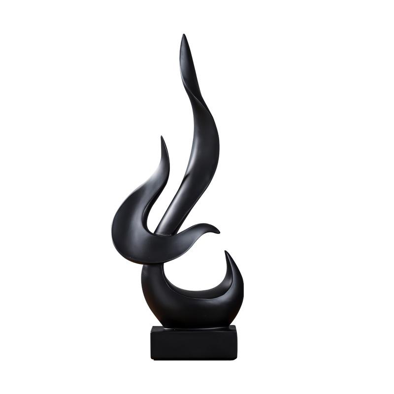 Nordic Fine Home Decoration Living Room Wine Cabinet Entrance Decoration Modern Creative Design Work TV Cabinet Flame Decoration