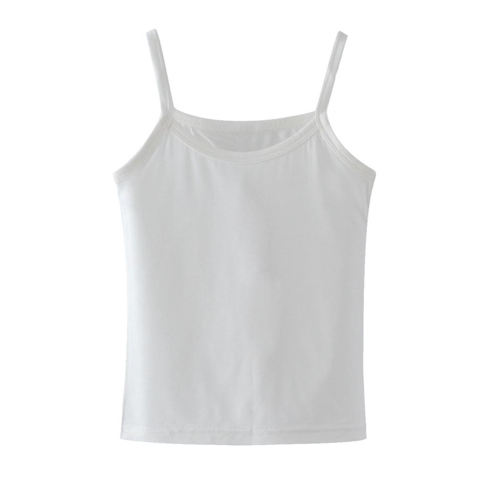 

Kids Girls Solid Color Camisole Sleeveless Top 170