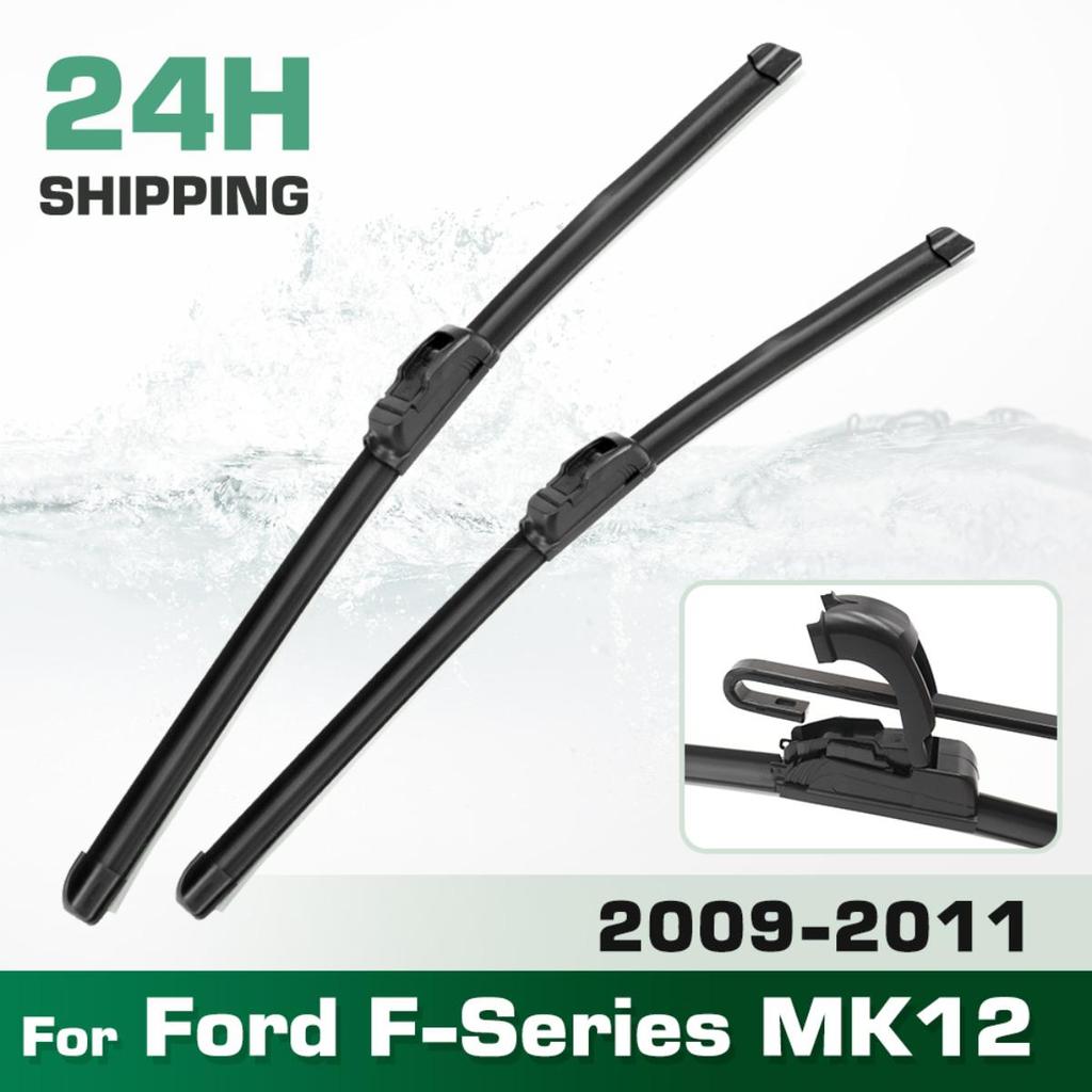 For Ford F-Series MK12 2009-2011 2010 Wiper Front Wiper Blades Windshield Windscreen Window Brush 22"+22