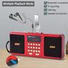 Portable FM Radio Rechargeable Battery Wireless Speaker Support TF USB MP3 Player Bluetooth-compatible Speaker with FM Receiver