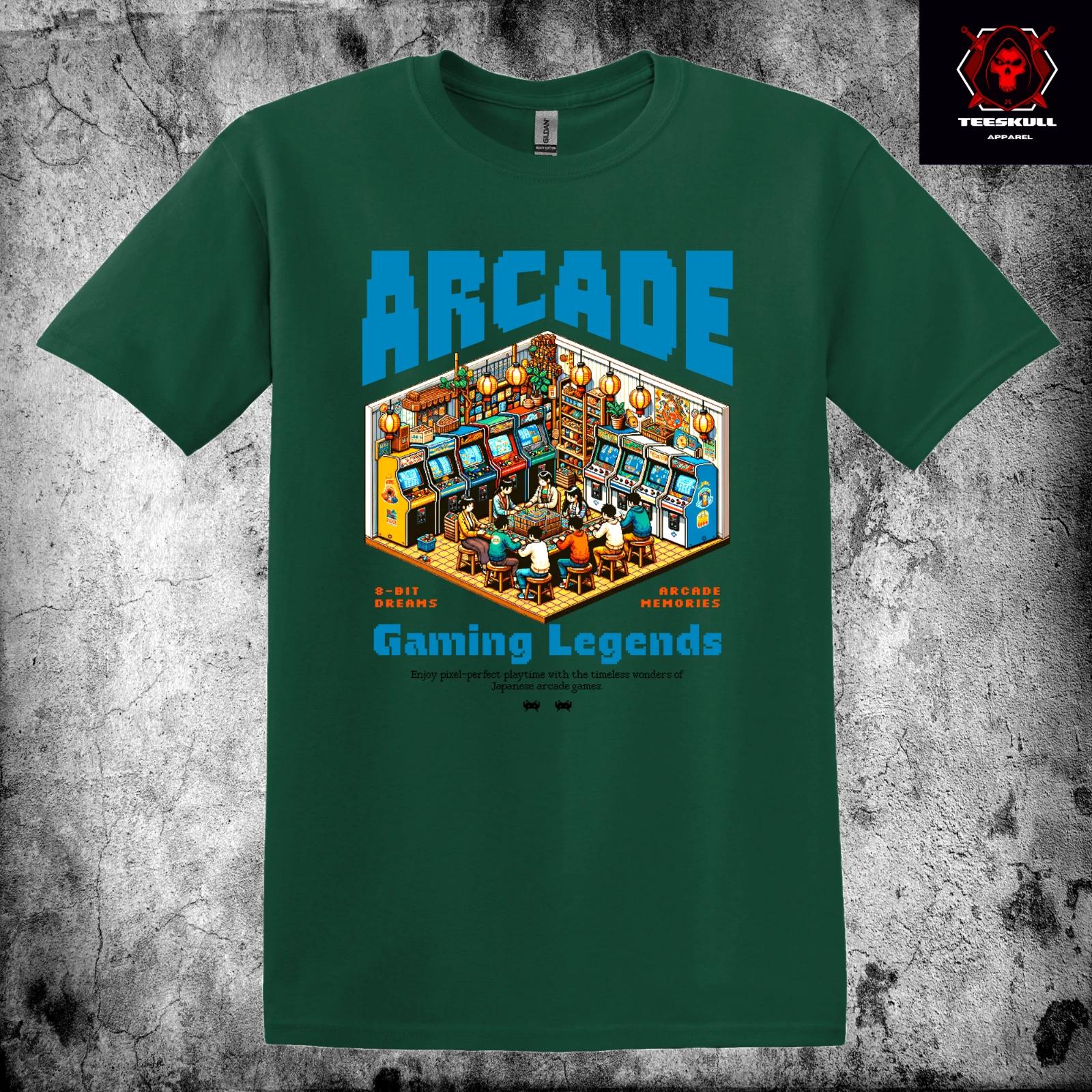 Arcade Gaming Legends Premium Unisex Heavy Cotton Gamer T-Shirt 2XL