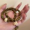 Sophisticated Beaded Bracelet National Wood Jewelry Temperament Bracelet for Women with a Touch of National Style