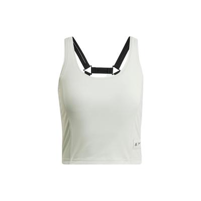 Débardeur sans bretelles sans manches couleur unie pour femmes Blanc HS9061