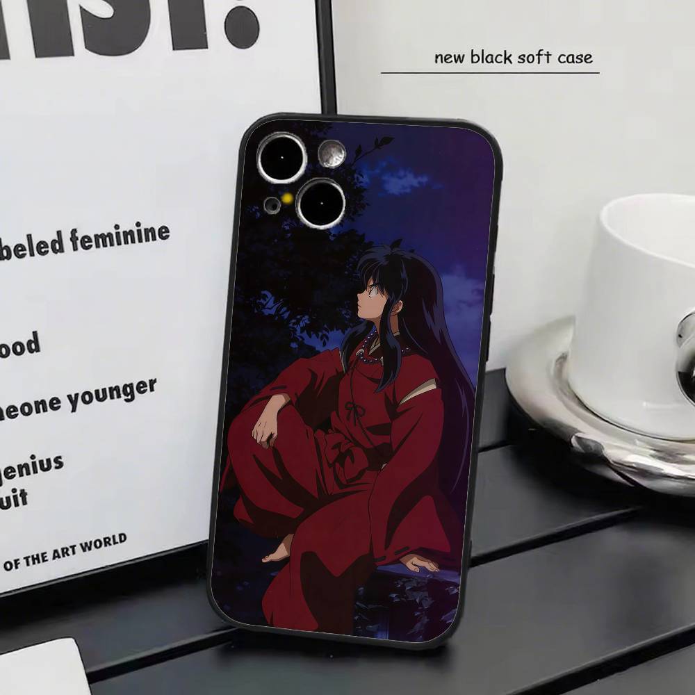 Retro Anime I-Inuyasha Phone Case Silicone Soft For IPhone 17 Air 16 15 14 13 12 11 Plus Pro Max Plus