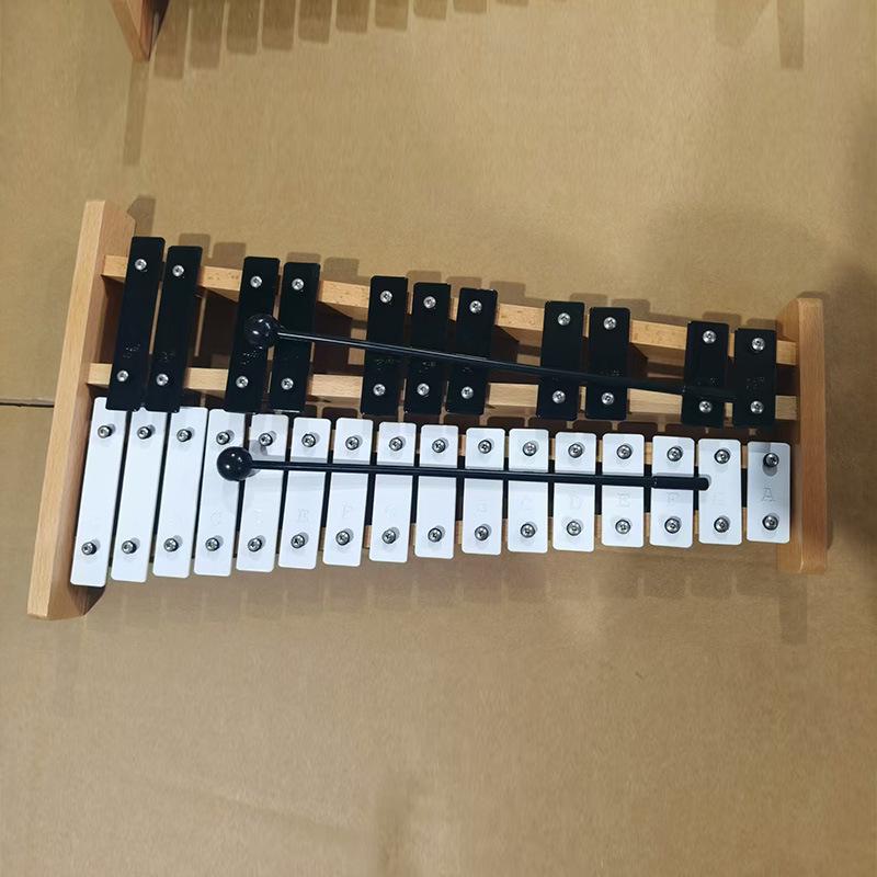 Orff 27-Tone Aluminum Plate Glockenspiel - Children's Educational Percussion Xylophone