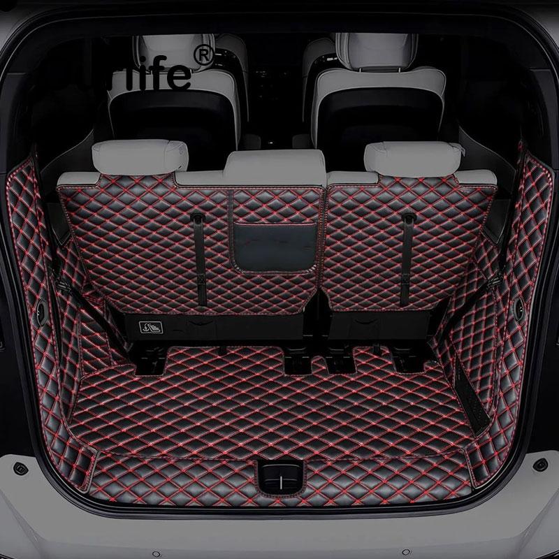 Car Trunk Mat For GAC Trumpchi M8 GN8 2026 2025 7SEATS PU leather trunk mat Custom Car Accessories Auto Interior Decoration