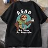 Funny Office Humor Tee Funny Sloth Work Tshirt Coffee Lover Casual Short Sleeve Tee Shirt Funny Worker Gift Oneck T Shirt