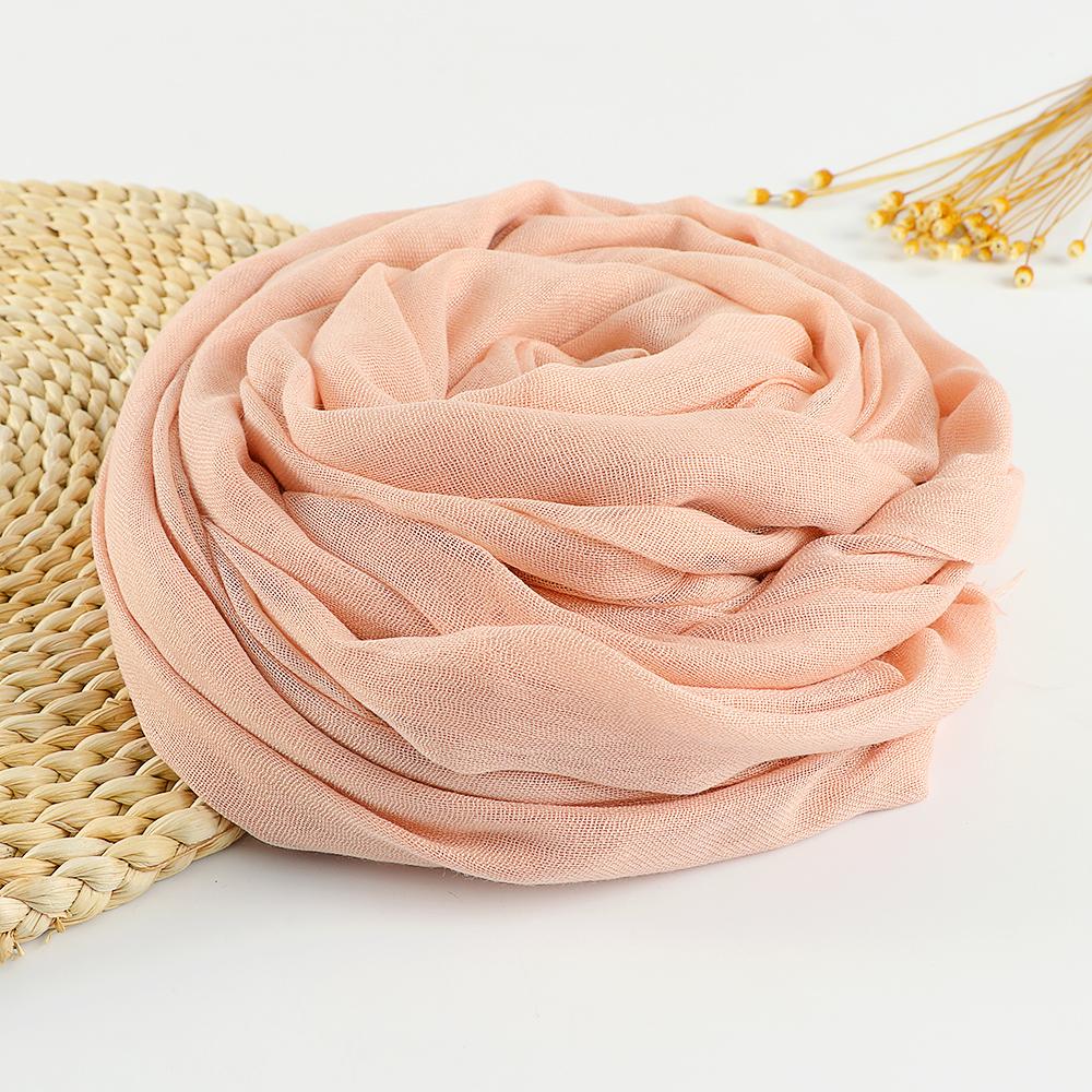 New Big Size Cotton Linen Hijab Scarf Women Muslim Shawls Soft Headscarf Wraps Solid Headband Bandana Bufandas Foulard 190*100cm