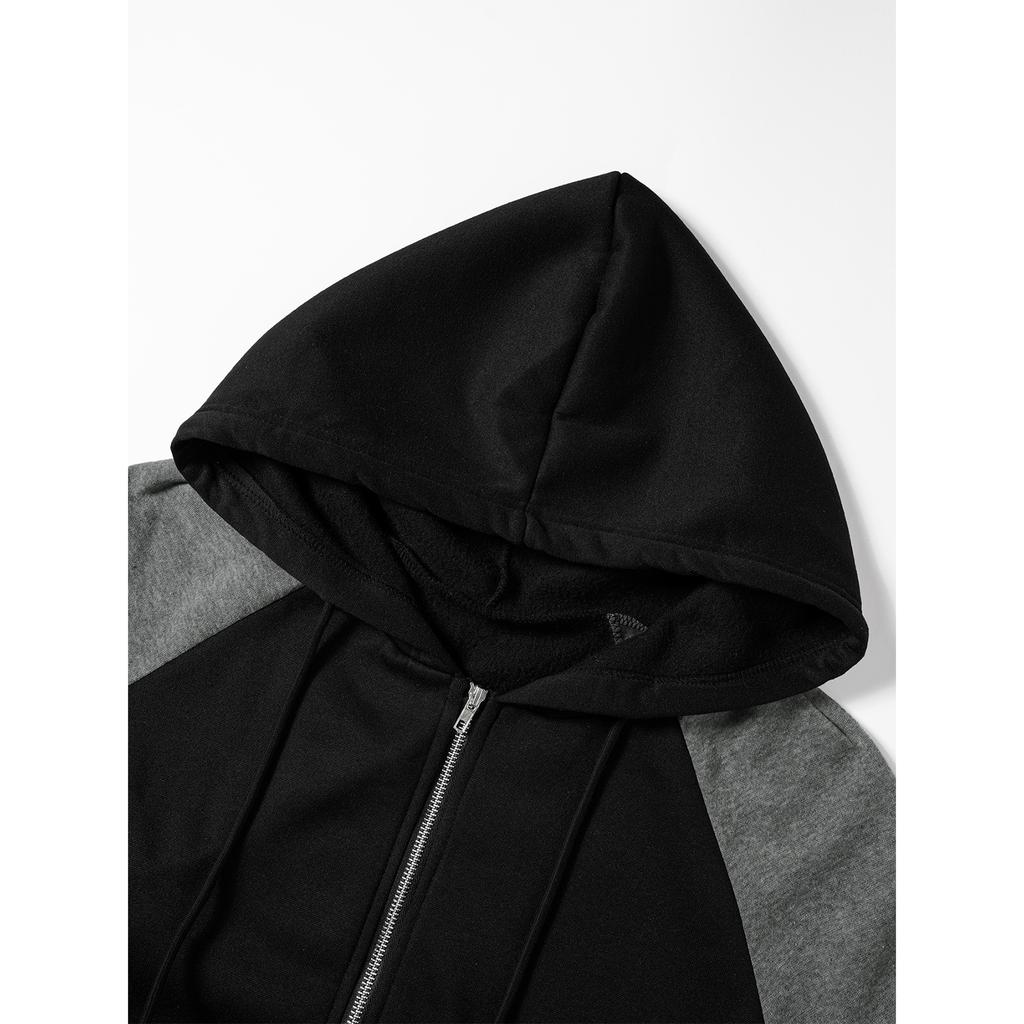 Jachetă hanorac casual cu glugă și mâneci lungi, de culoare uni, la modă pentru femei