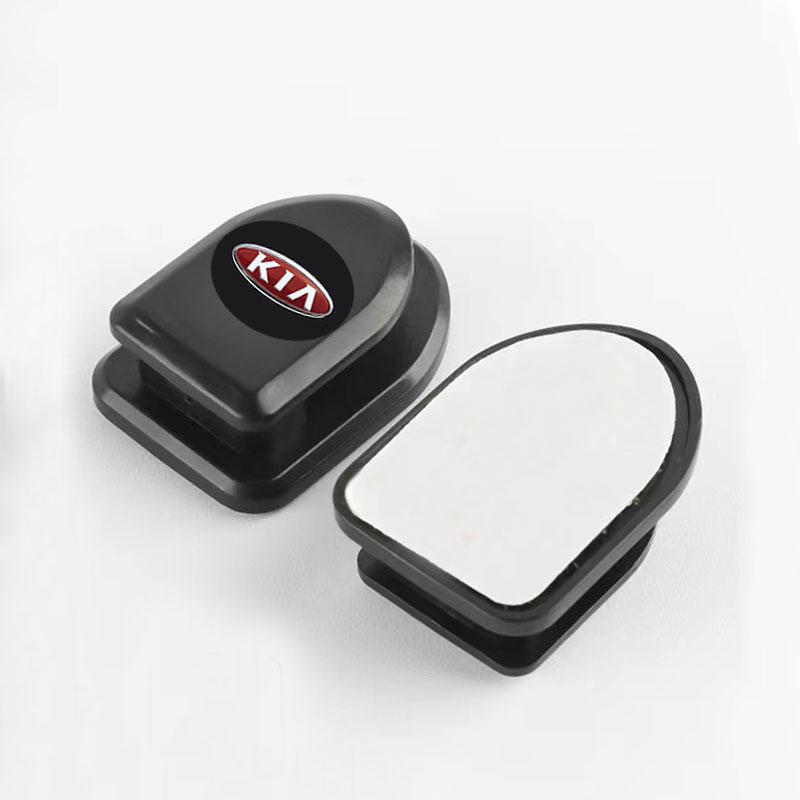 Portable Car Mini Hooks Black Self Adhesive Invisible Hooks Interior Storage Holder Hook For Kia Rio Ceed Sportage Cerato Soul Sorento K2 K5 Flip