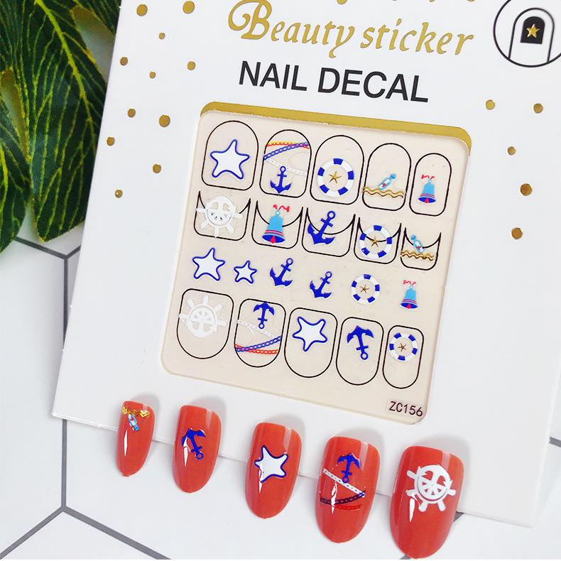 Adesivi di Bellezza Nuovi Ornamenti per Nail Art Natalizi Pupazzo di Neve Regalo di Natale Adesivi per Nail Art Adesivi 3D per Unghie
