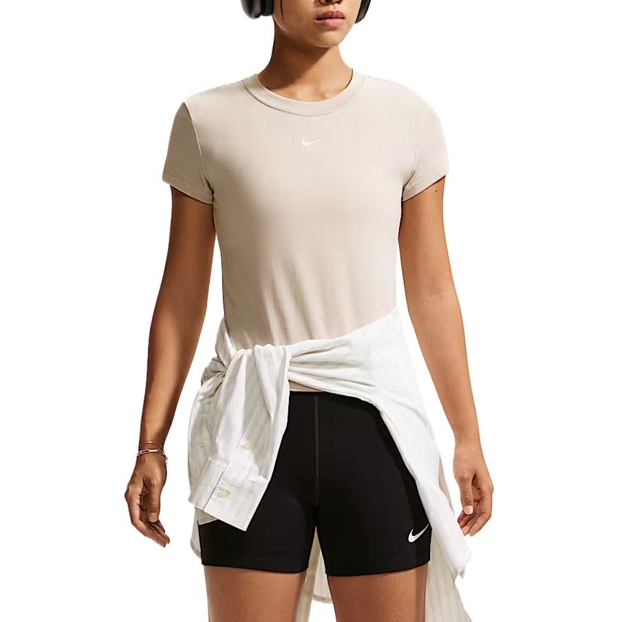 Nike Sportswear Chill Knit Short Sleeve Pullover Sweater Women tops FV5509-236