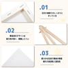 HANSILK Pack of 10cm X 10cm Square Mini Canvases with Perfect for Painting and Painting Suitable for and Oil Painting Canvas, 5, Easels, Practice,