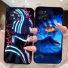 Popular Anime Akaza D-Demon S-Slayer Black Soft Phone Case For IPhone 16 15 14 13 11 12 17 Pro Max Mini Plus