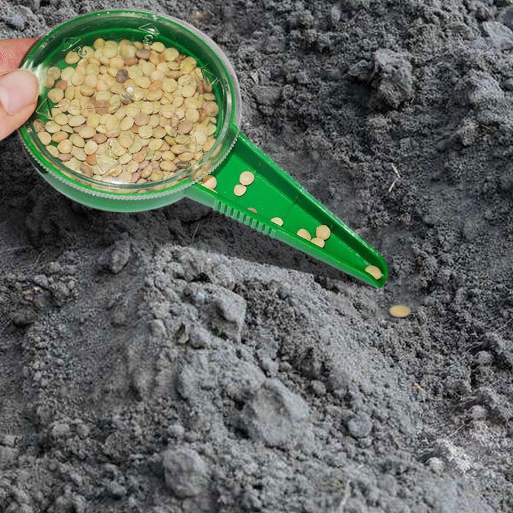 Ergonomic seeder for potted plants and garden - material, comfortable working rake