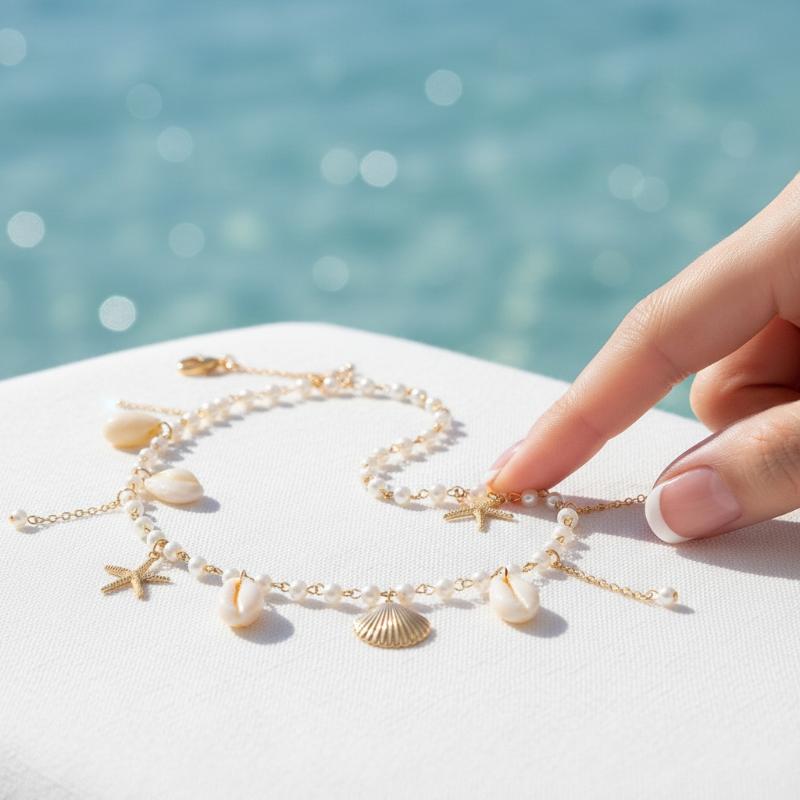 Bohemian Pearl Belly Chain Beach Waist Chain For Women Summer Beach Outfit Jewelry Accessory