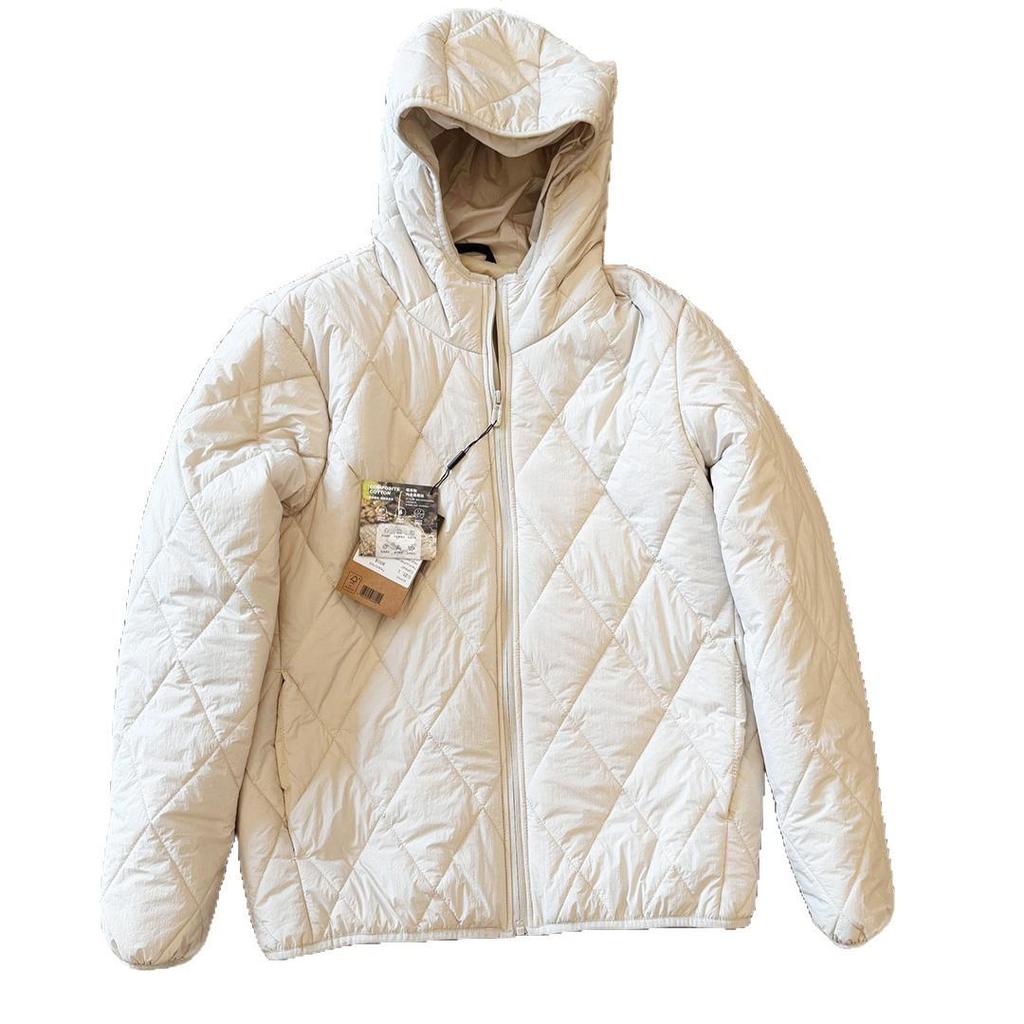 Cozy Quilted Mulberry Silk Hooded Jacket - Japanese Retro Autumn/Winter Style