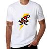 Crainer Santa Skull And Lightning Tshirt Soft Touch Basic Cotton Tshirt