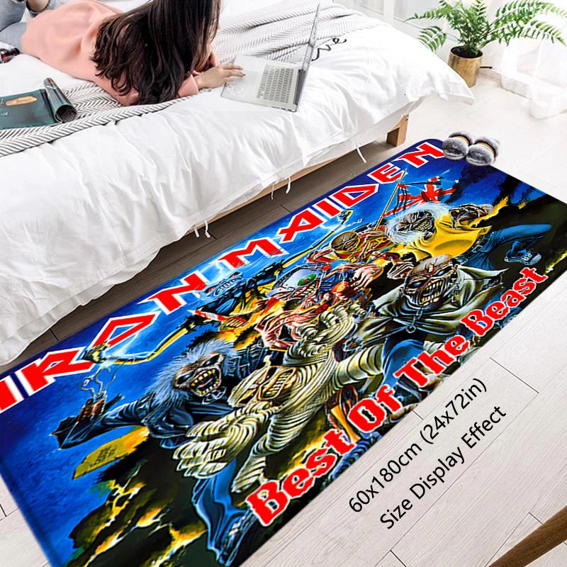 Corridor Doormat Heavy Rocks Metals Band Rugs Interior Foot Carpets Entrance Floor Mats Non-slip Yoga Rug Home Decor Prayer Mat