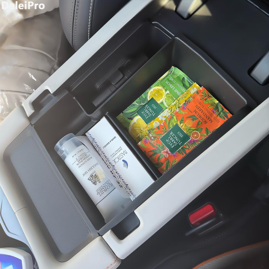For BYD Seal U DMi 2025 Center Console Organizer Tray Armrest Storage Box Layered Storage Box for Song Plus DMI Accessories RHD